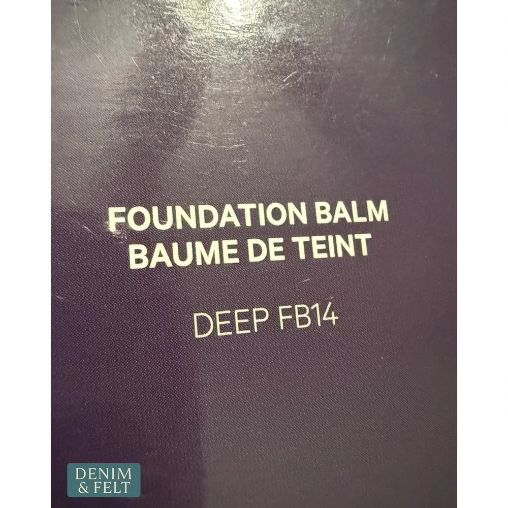 NEW Kevyn Aucoin Foundation Balm Deep FB14 Full Coverage Matte with Brush 0.7oz